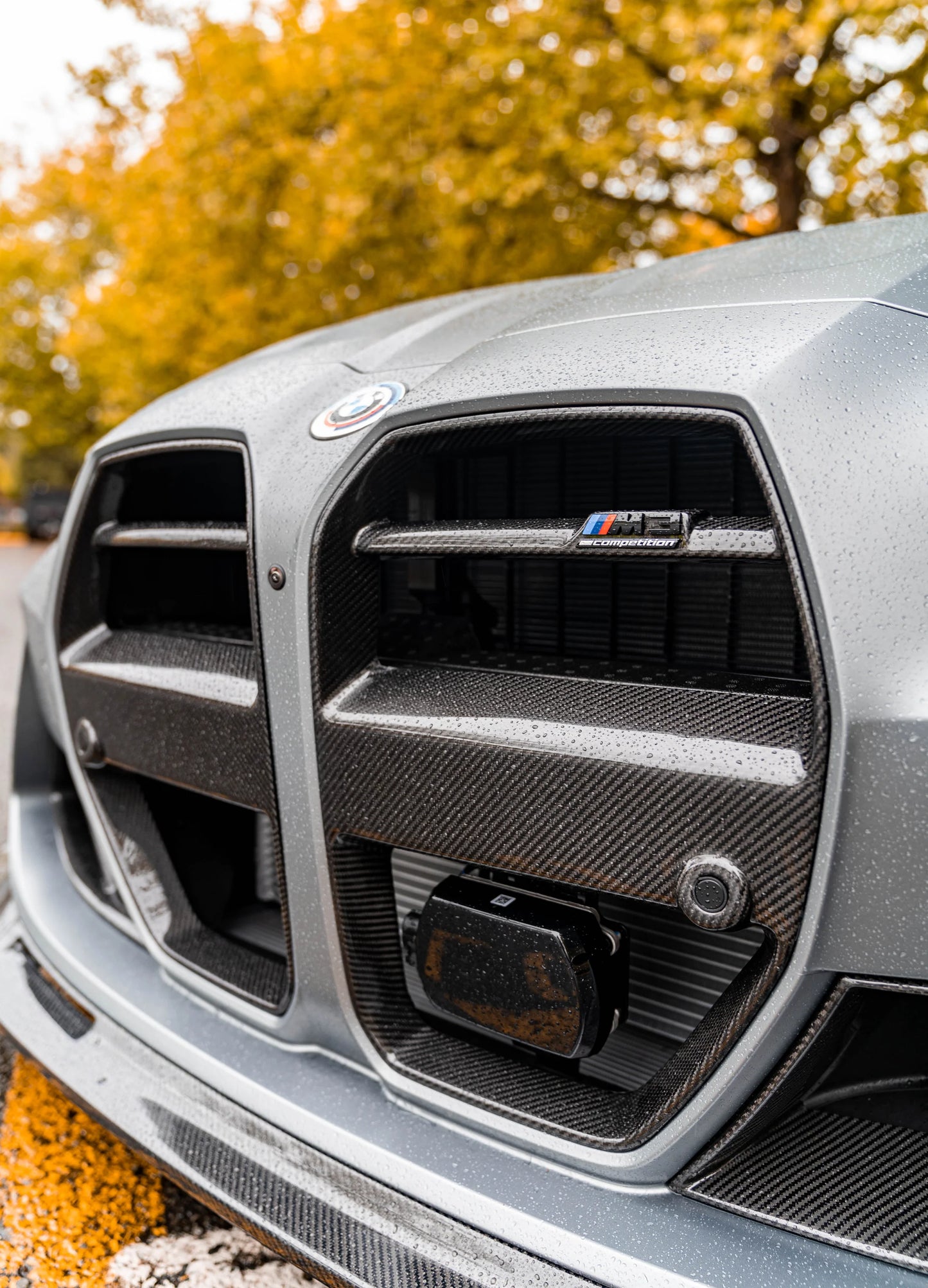 BMW G80/G82/G83 M3/M4 V1 Style 2-Piece Dry Carbon Fiber Front Grill