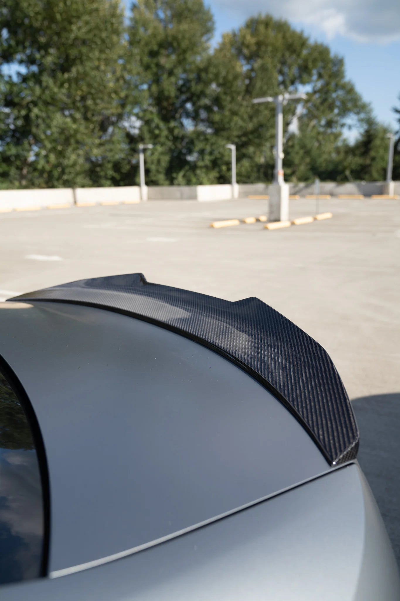 BMW G80/G82/G83 M3/M4, Agreesive High-Kick Style Carbon Fiber Rear Trunk Spoiler