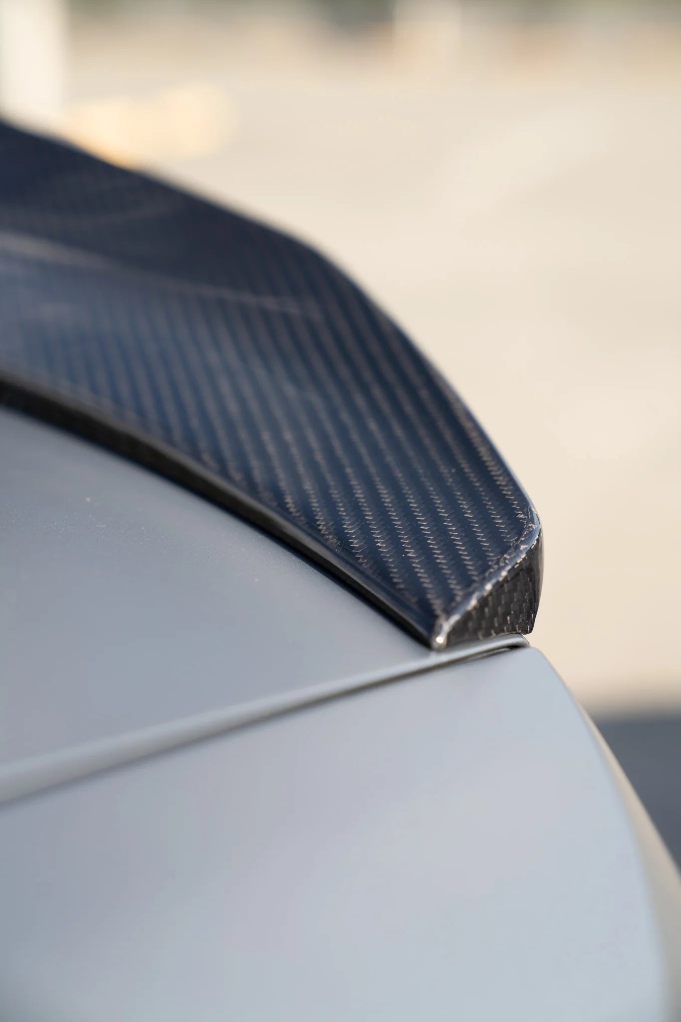 BMW G80/G82/G83 M3/M4, Agreesive High-Kick Style Carbon Fiber Rear Trunk Spoiler