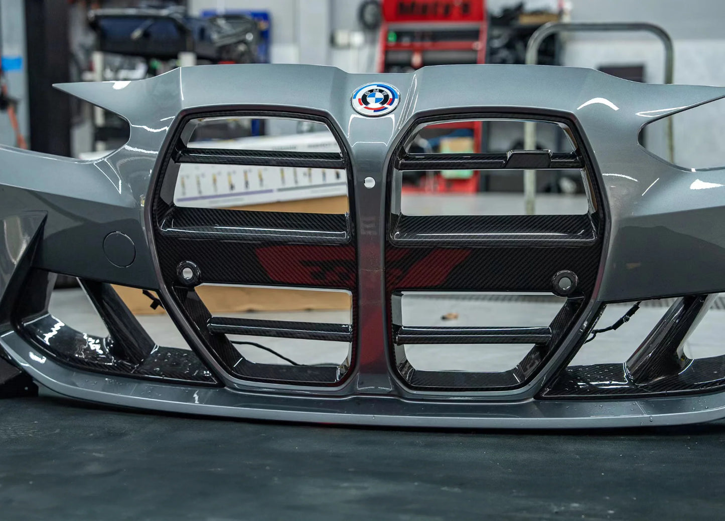 BMW G80/G82/G83 M3/M4 V2 GT Style 2-Piece Dry Carbon Fiber Front Grill