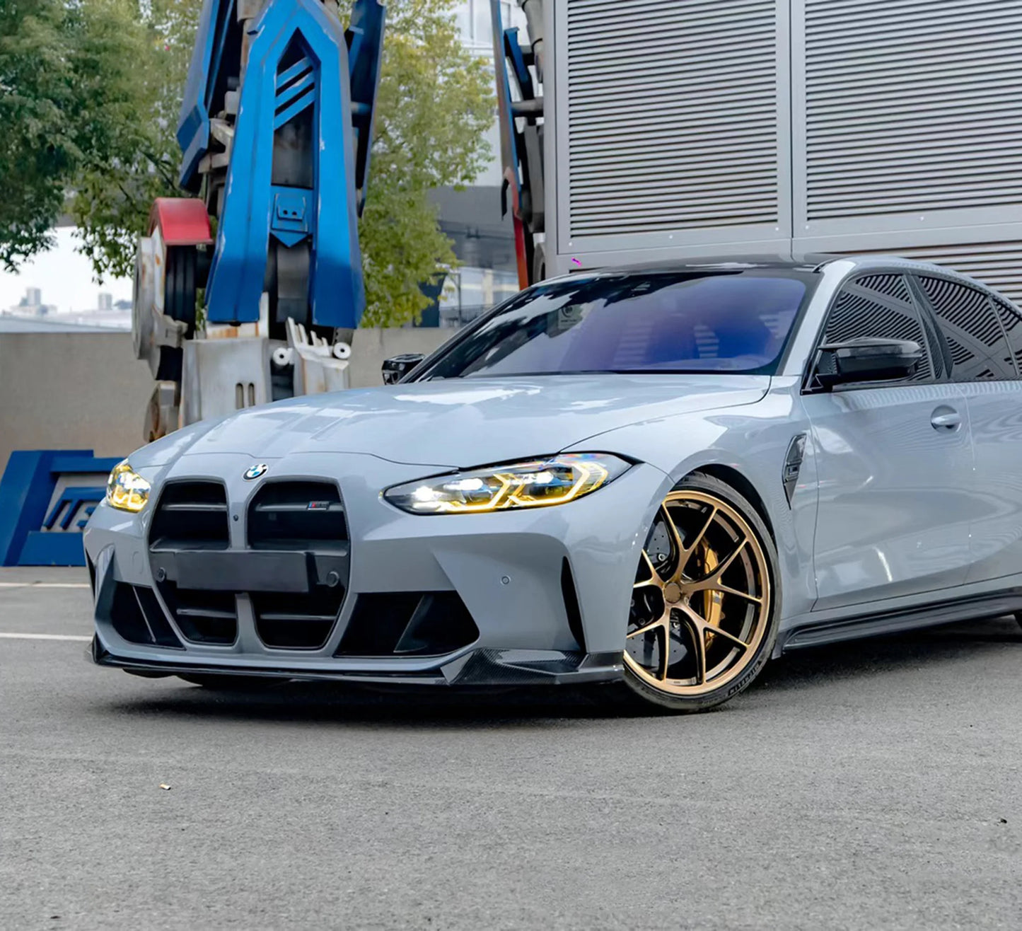 BMW G80/G82/G83 M3/M4 V2 GT Style 2-Piece Dry Carbon Fiber Front Grill
