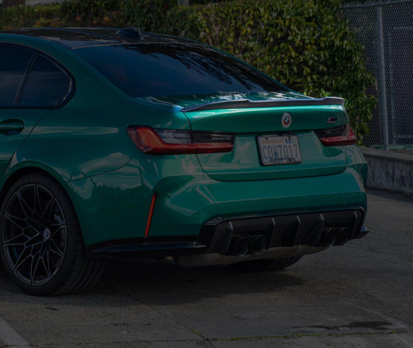 BMW G80 M3, CS Style Carbon Fiber Rear Trunk Spoiler