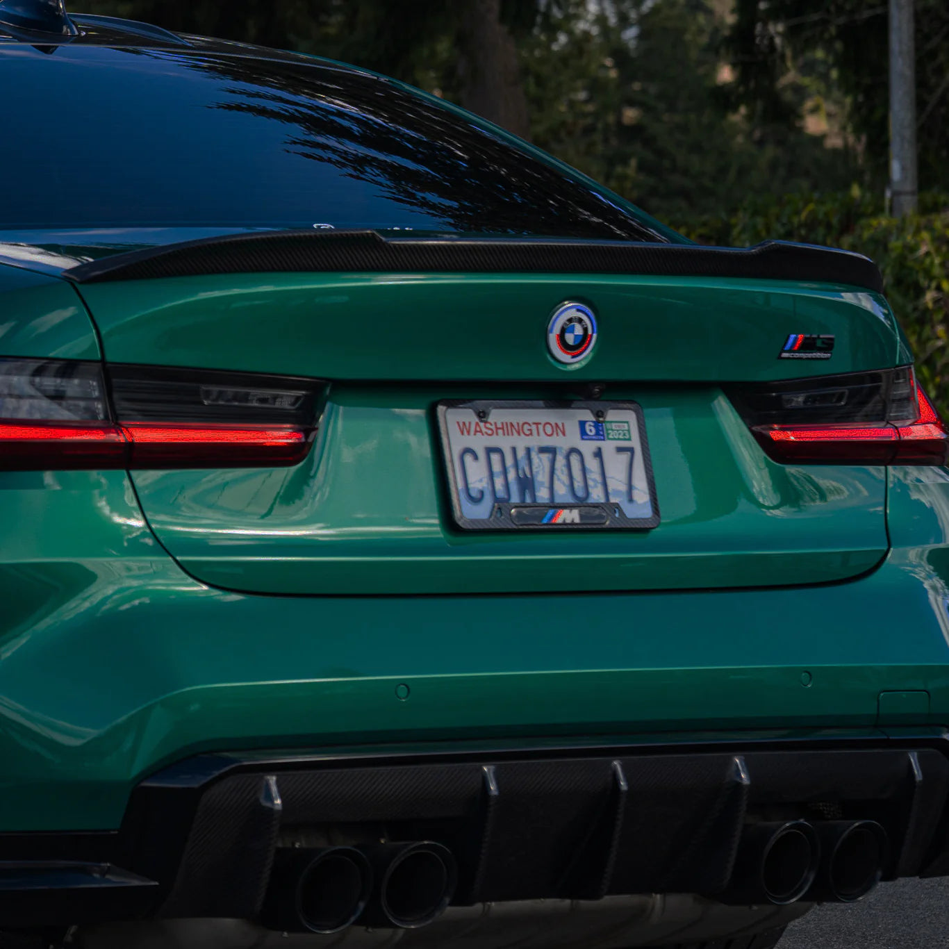 BMW G80 M3, CS Style Carbon Fiber Rear Trunk Spoiler