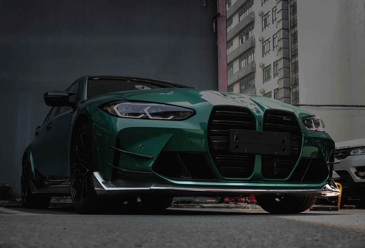 BMW G80/G82/G83 M3/M4 Front lip, CSL Style 3-piece, Dry carbon