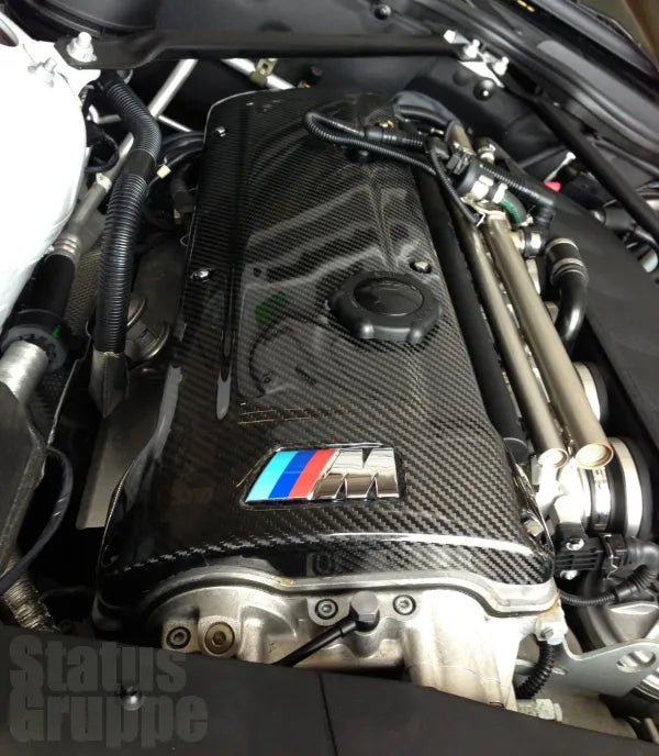 BMW S54 Carbon Fiber Engine Cover V2