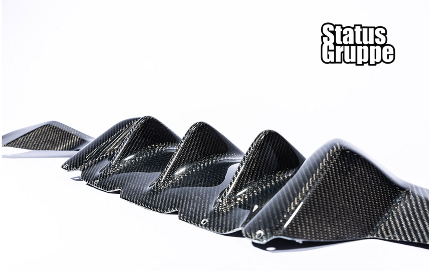 BMW F87 M2/M2 Comp CF Rear Diffuser-Finned Style