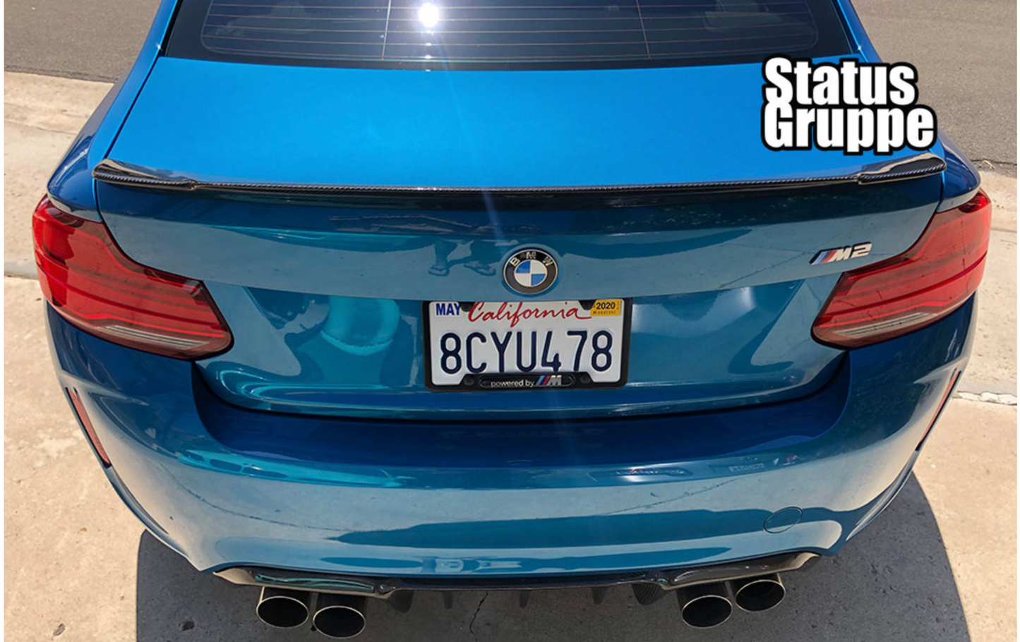 BMW F87 M2/M2 Comp CF Rear Diffuser-Finned Style