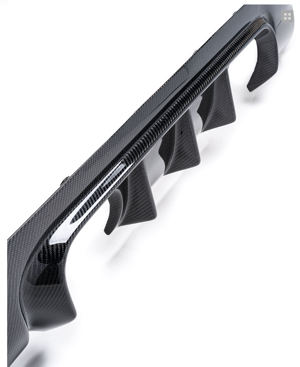 BMW E46 M3 CSL Style Finned Rear Diffuser