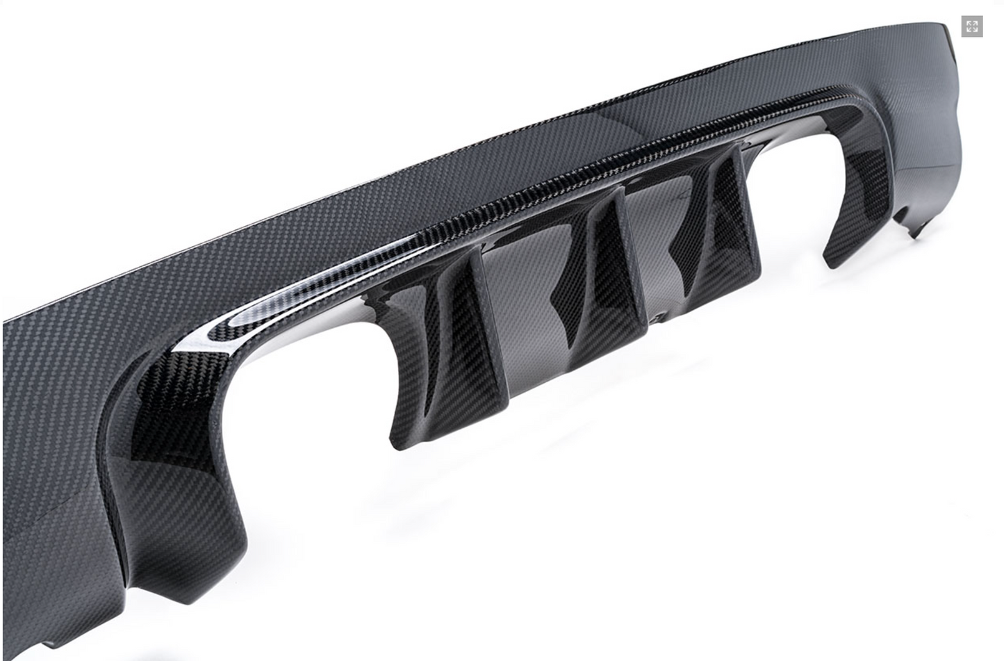 BMW E46 M3 CSL Style Finned Rear Diffuser