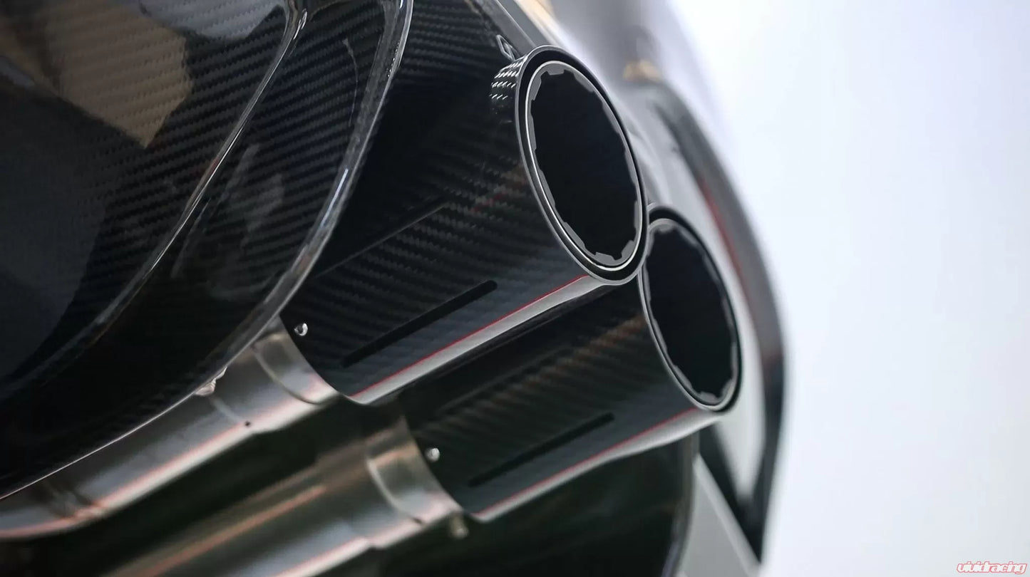 VRP Stainless Valvetronic Exhaust System with Carbon Tips BMW M3 | M4 F8x 2015-2020