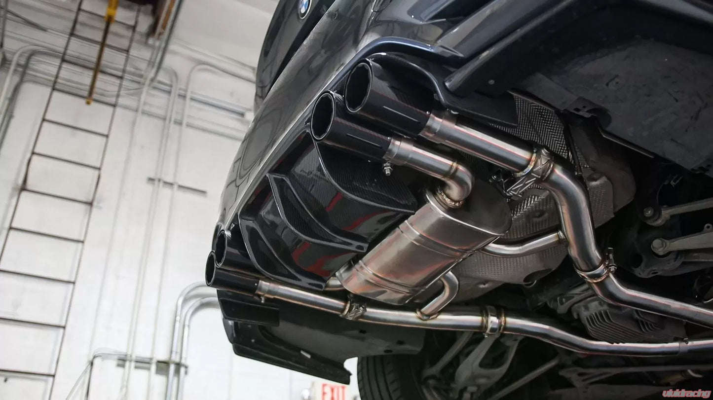 VRP Stainless Valvetronic Exhaust System with Carbon Tips BMW M3 | M4 F8x 2015-2020