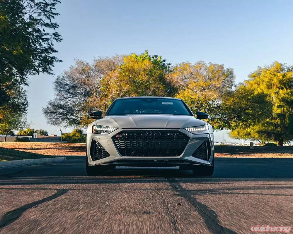 VR Aero Carbon Fiber Front Lip Spoiler Audi RS7 C8