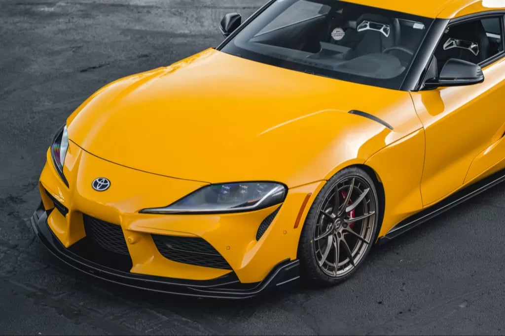 VR Aero Carbon Fiber 4 Piece Front Lip Toyota A90 Supra