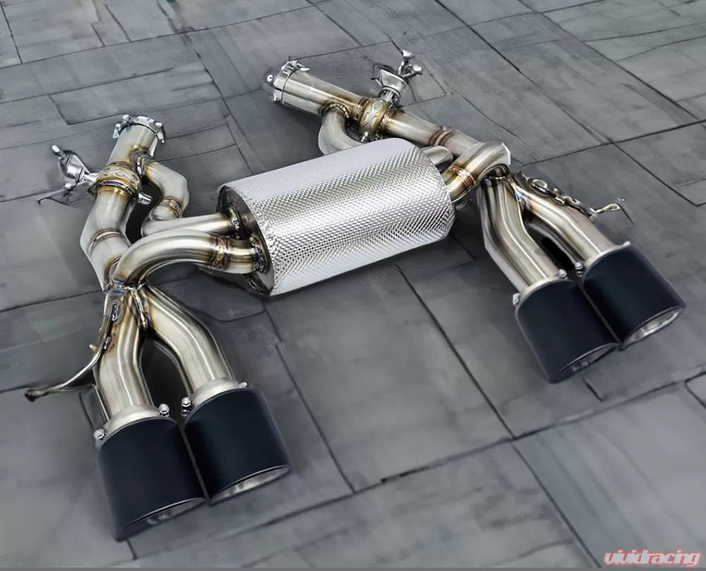 VRP Valvetronic Exhaust Muffler with Quad Tips BMW M3 G80 M4 G82