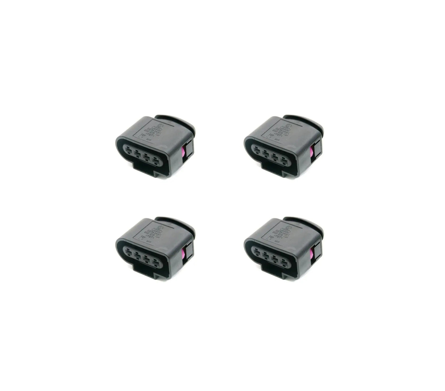4x 8K0-973-724 Ignition Coil Connector Repair Plug Wiring Audi VW GTI Golf Jetta Passat
