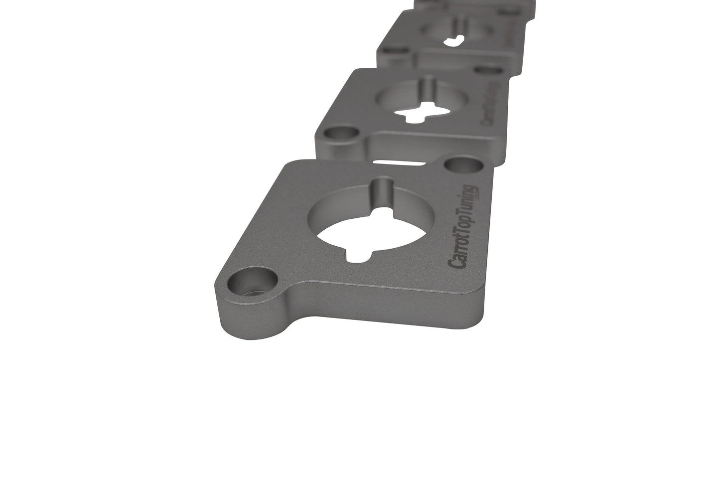 CNC Billet 1.8T to 2.0T / R8 Coil Pack Adapters VW GTI JETTA GOLF PASSAT | AUDI A4 A6 TT | Silver