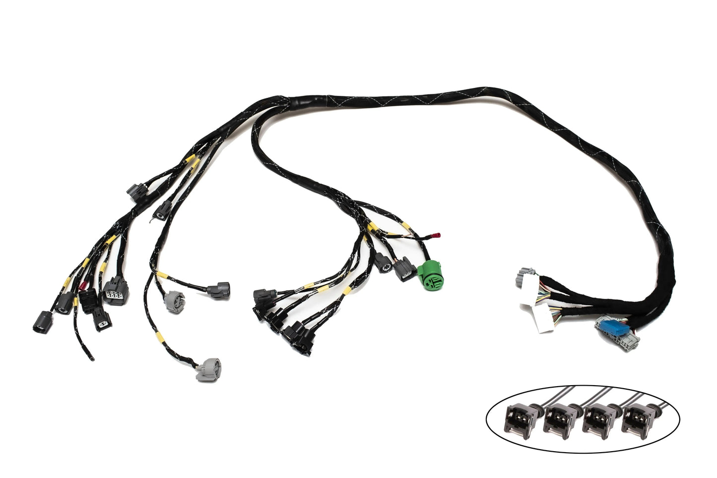 D & B-Series OBD1 Tucked Engine Harness Kit w/ Subharness | 90-91 Integra DA Carrot Top Tuning