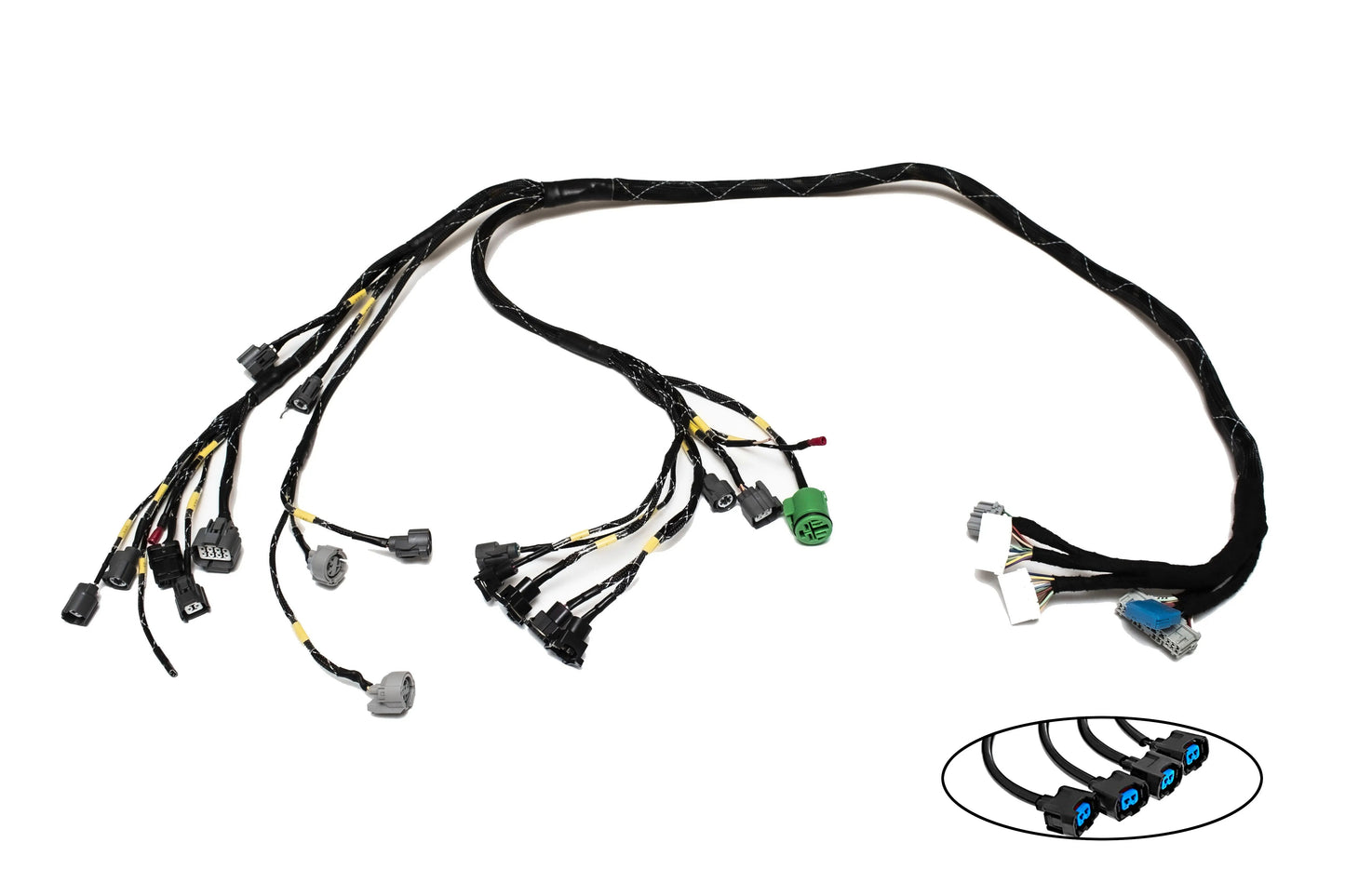 D & B-Series OBD1 Tucked Engine Harness Kit w/ Subharness | 90-91 Integra DA Carrot Top Tuning