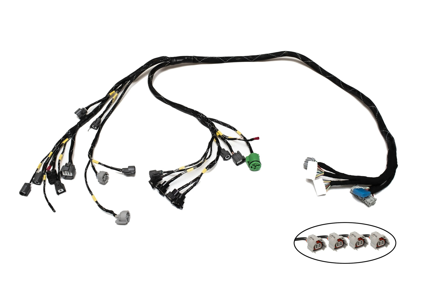 D & B-Series OBD1 Tucked Engine Harness Kit w/ Subharness | 90-91 Integra DA Carrot Top Tuning