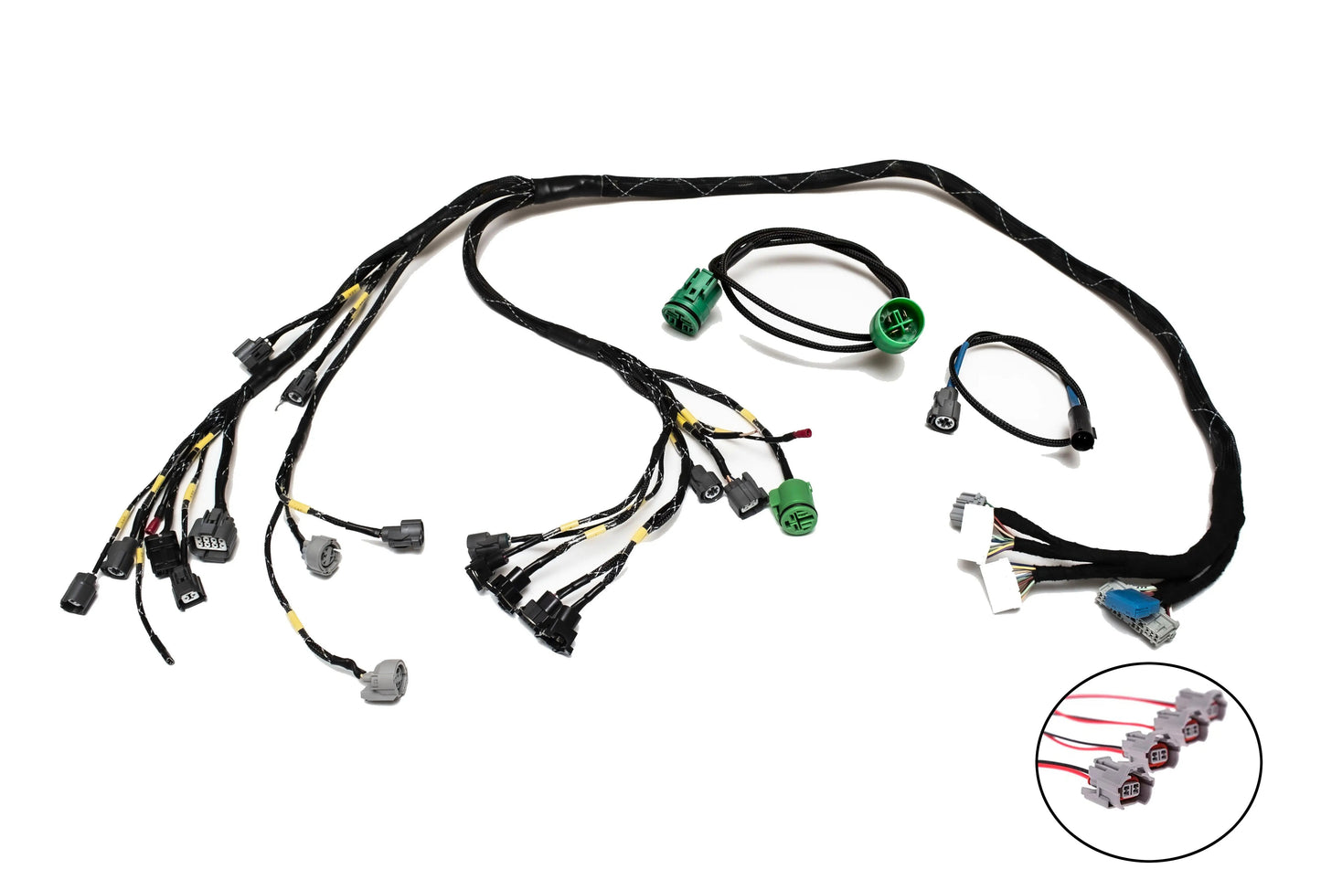 H-Series H2B OBD1 Tucked Engine Harness Kit w/ Subharness | 92-95 Civic EG EJ Carrot Top Tuning
