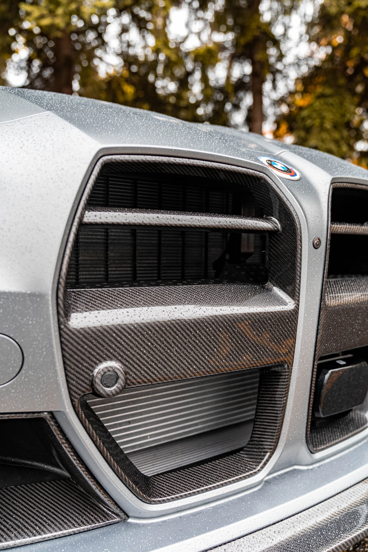 BMW G80/G82/G83 M3/M4 V1 Style 2-Piece Dry Carbon Fiber Front Grill