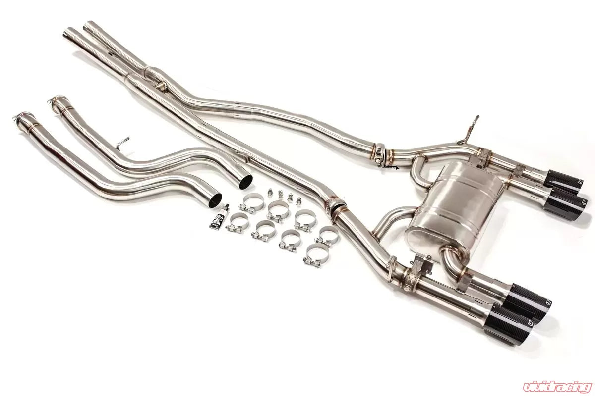 VRP Stainless Valvetronic Exhaust System with Carbon Tips BMW M3 | M4 F8x 2015-2020