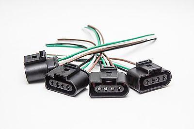 4pcs Ignition Coil Connector Repair Kit Harness Plug Wiring Audi VW Jetta Passat
